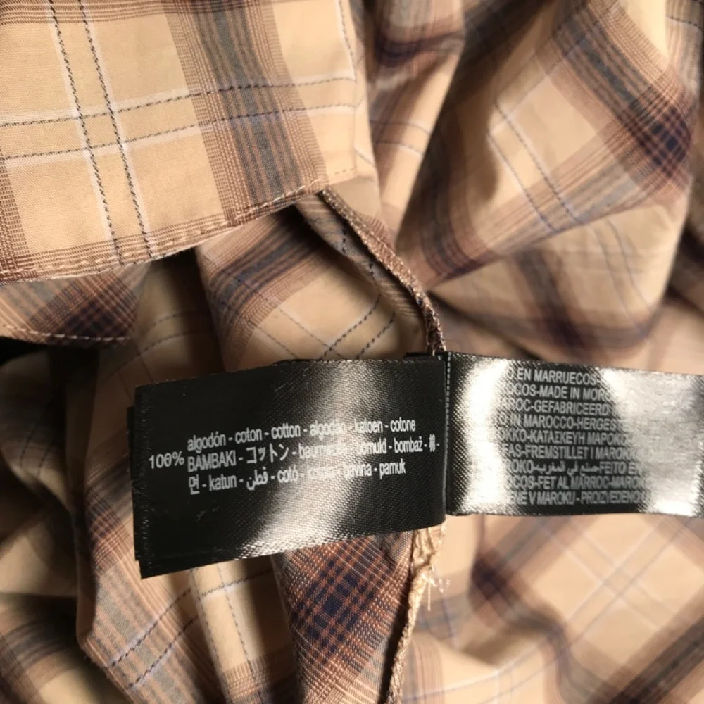 Zara Oversized Cotton Plaid Shirt Dress With Belt Tie Lagenlook Long Sleeves - Picture 10 of 12